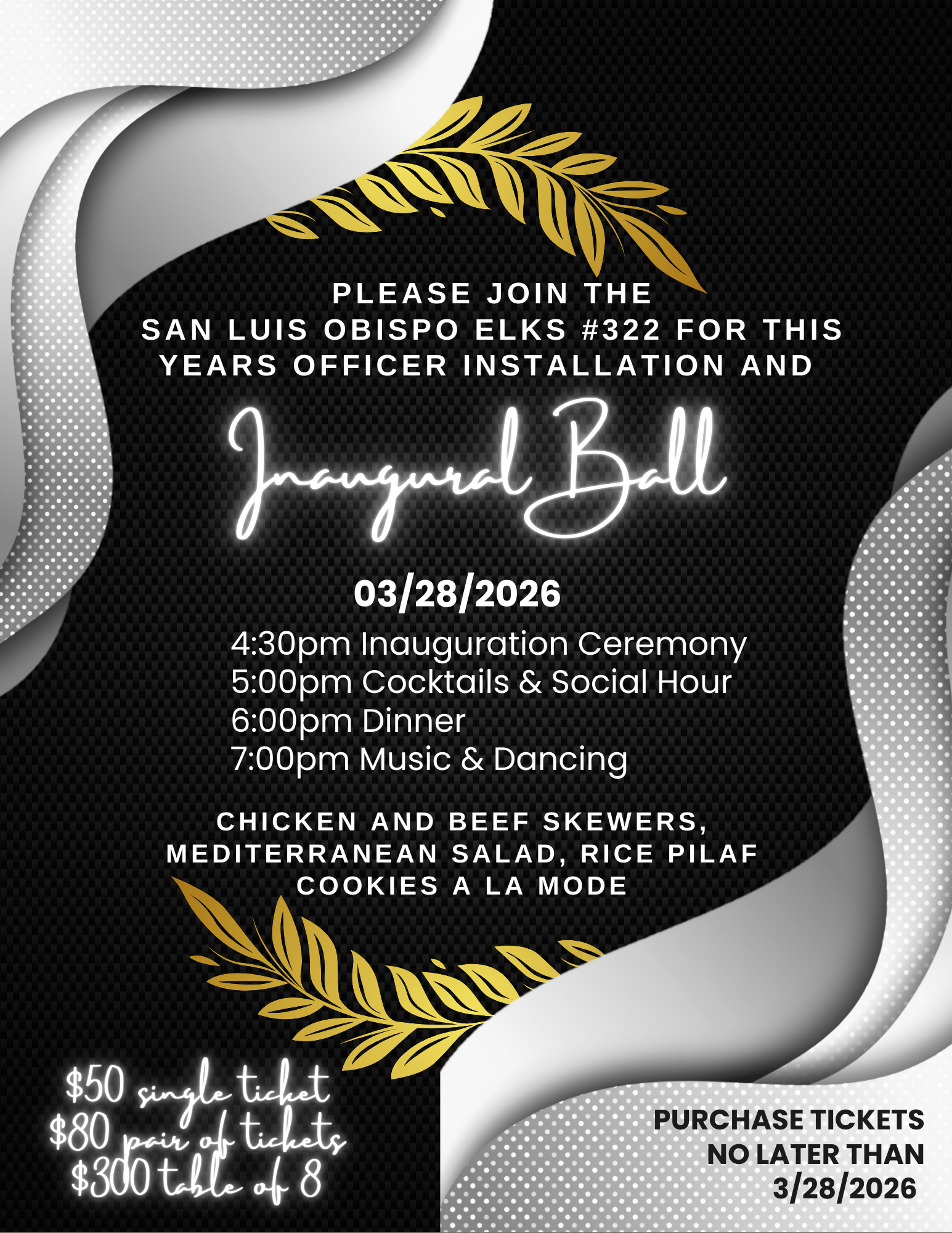 Officer Installation & Inaugural Ball