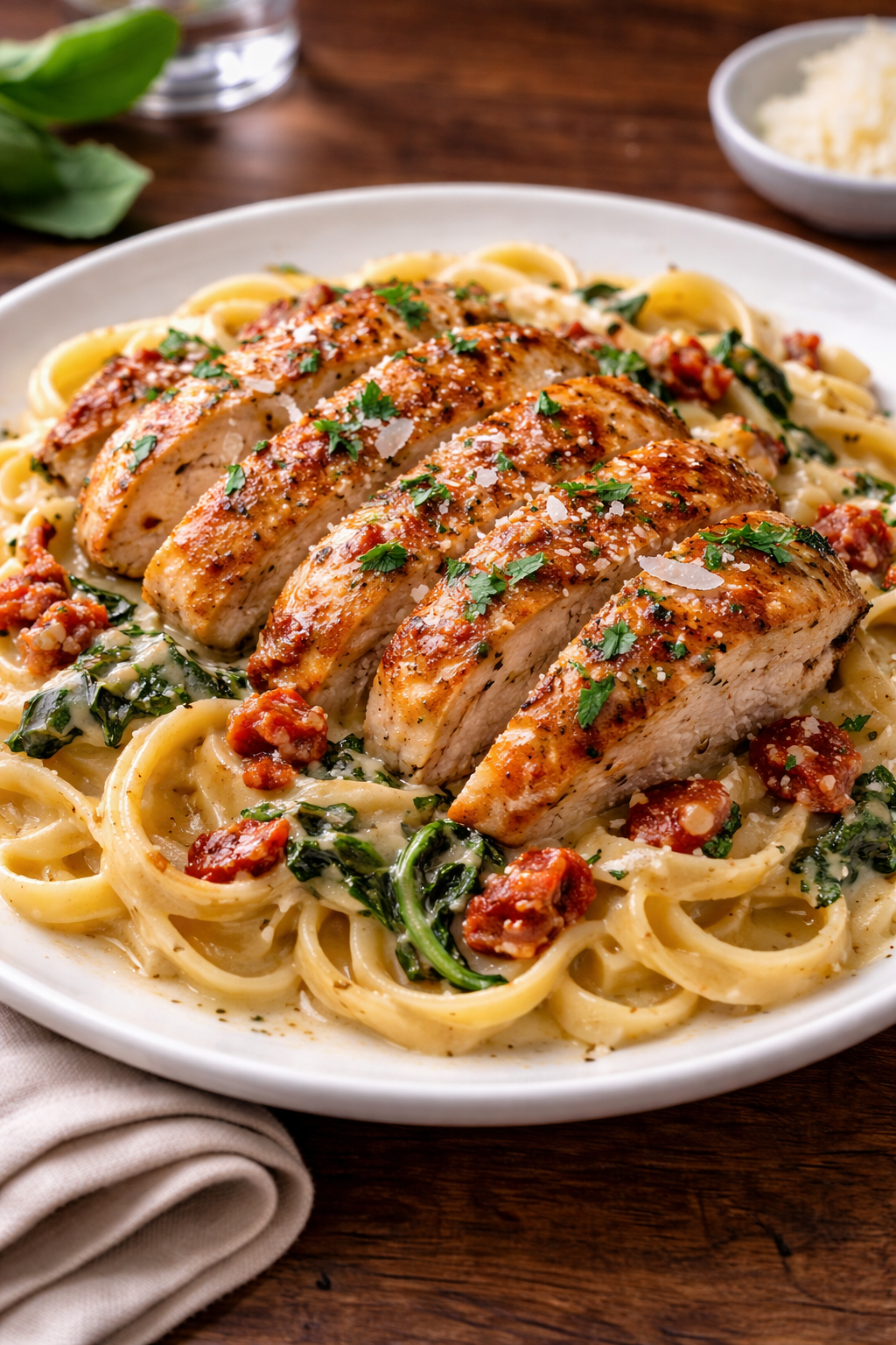 Tuscan Chicken Pasta
